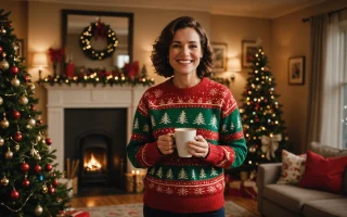 L'histoire méconnue du pull de Noël kitsch et coloré